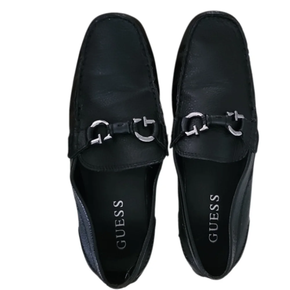 Guess McKinley Horsebit Loafers Men’s 10 Black Law Office Academia Shoes